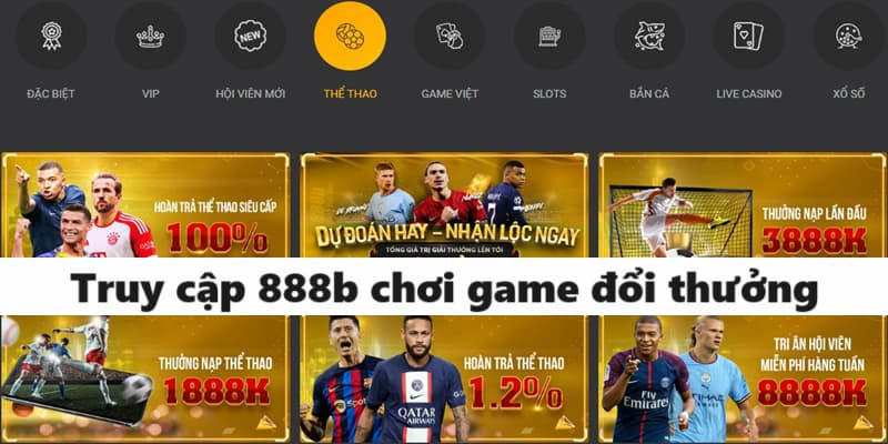 Link vào 888b mở ra cánh cửa với siêu vũ trụ giải trí đổi thưởng hấp dẫn