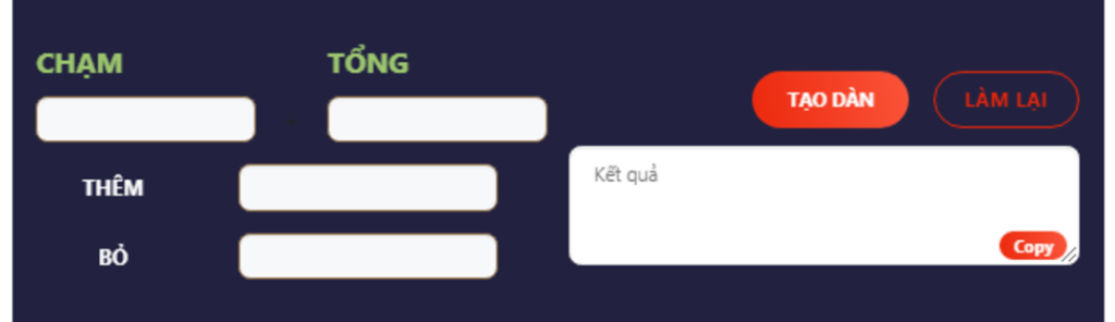 tao dan de 1 - BK8 VC