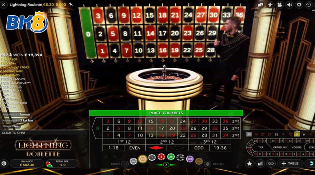 Chơi Roulette BK8 - Trò Chơi Online Cực Hay, Cực Hot 2023 11 - BK8 VC Điều chỉnh cược Roulette BK8 online phù hợp