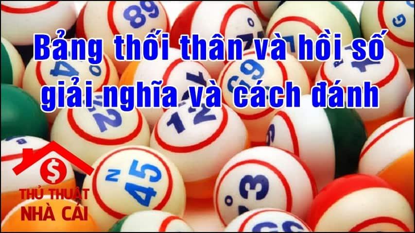Bảng thối thân là gì? Bảng thối thân hồi số là gì? Kiến thức cần nắm