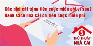 Khuyến mãi tiền cược miễn phí? Nhà cái làm điều ngu ngốc này?