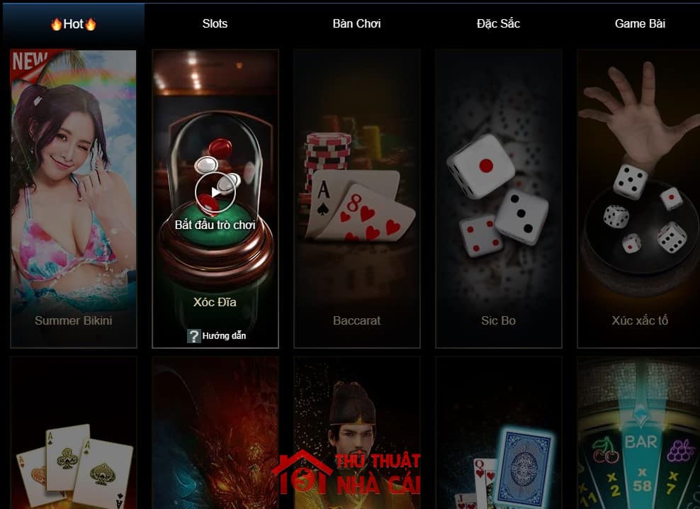 Giao diện trong tại game 3D KU Bet