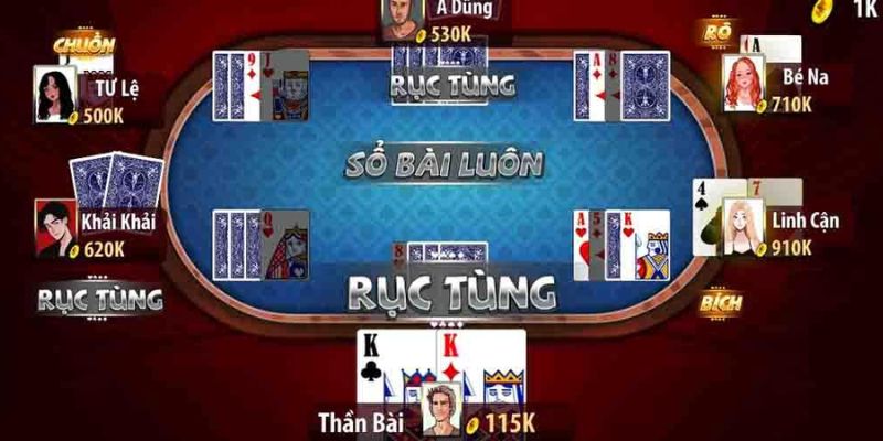 Giao diện game được thiết kế sắc nét như đang trong sòng bài casino