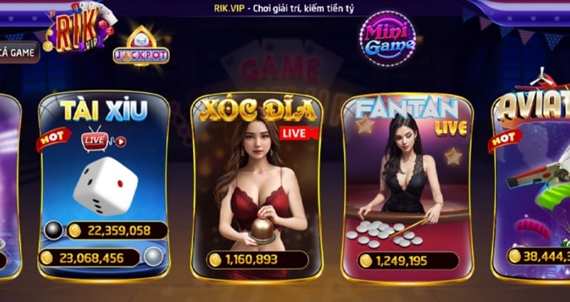 Game bài đổi thưởng đỉnh cao tại RikVip