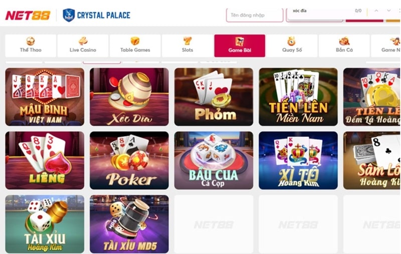Net88 - Web chơi xóc đĩa trực tuyến uy tín hàng đầu