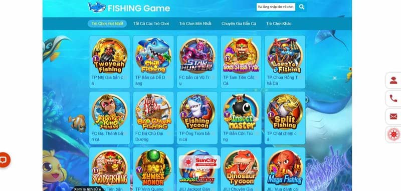 Sảnh sòng bài của trang web Suncity được đề cập trong nghiên cứu này.